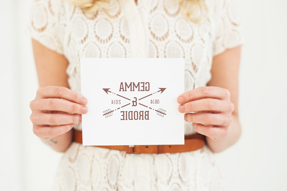DIY wood transfer | Photo by Studio 1079 Photography | Read more - http://www.100layercake.com/blog/?p=69164