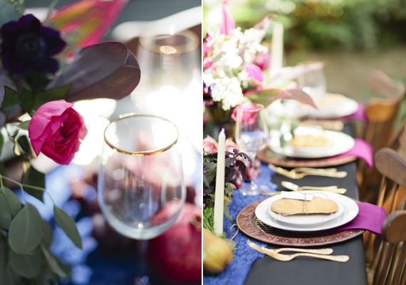 Fall fruit and floral wedding inspiration | Photo by Debra Eby Photography | Read more - http://www.100layercake.com/blog/?p=70812