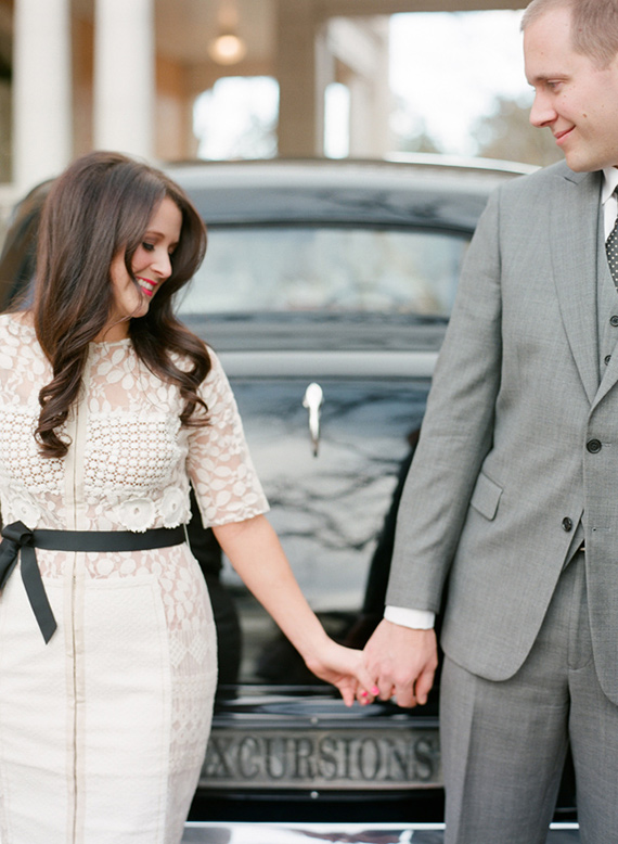 Vintage one year anniversary shoot | Photo by Laura Murray Photography | Read more - http://www.100layercake.com/blog/?p=70782