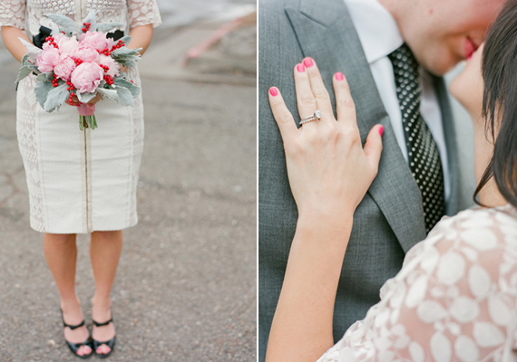 Vintage one year anniversary shoot | Photo by Laura Murray Photography | Read more - http://www.100layercake.com/blog/?p=70782