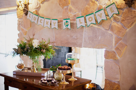 St. Patrick's Day wedding inspiration | Photo by Leah McEachern Photography | Read more - http://www.100layercake.com/blog/?p=70089