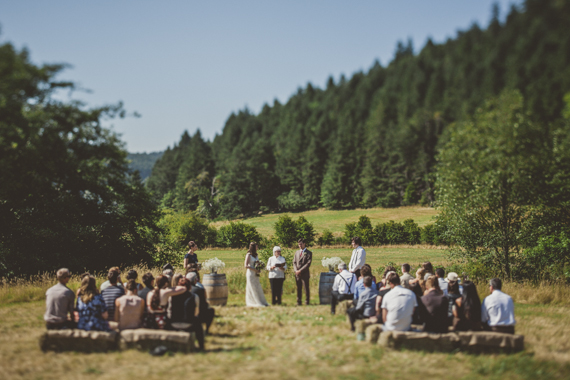 Intimate Canada farm wedding | Photo by AMERIS Photography | Read more - http://www.100layercake.com/blog/?p=72057