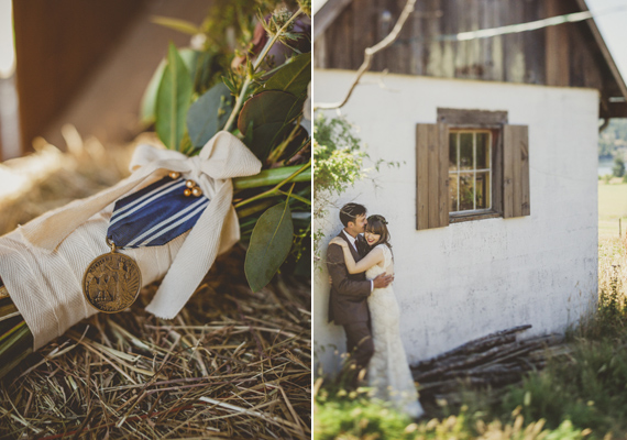 Intimate Canada farm wedding | Photo by AMERIS Photography | Read more - http://www.100layercake.com/blog/?p=72057