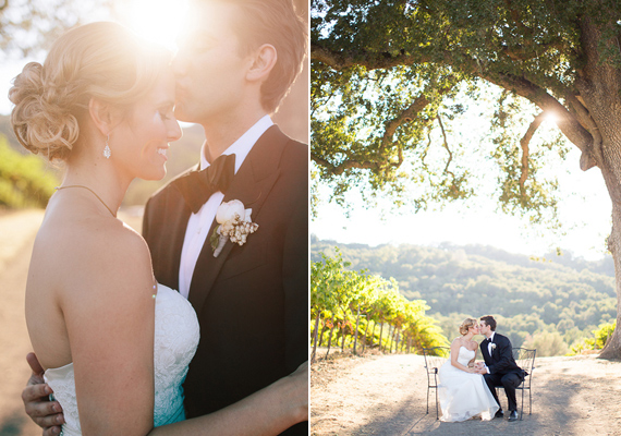 California vineyard wedding | Photo by Annie McElwain Photography | Read more -  http://www.100layercake.com/blog/?p=70955