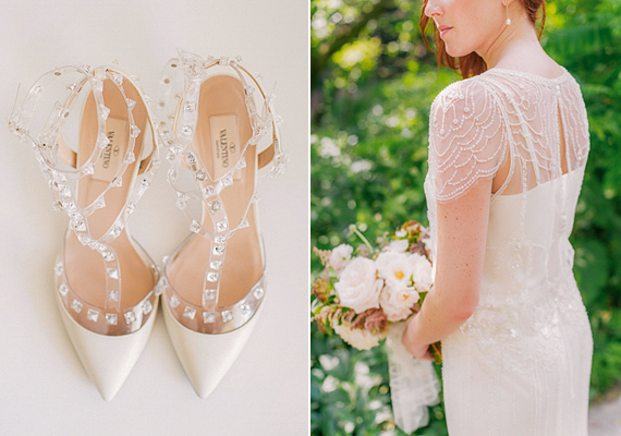Valentino wedding shoes | Photo by Young Hearts | Read more - http://www.100layercake.com/blog/?p=70932