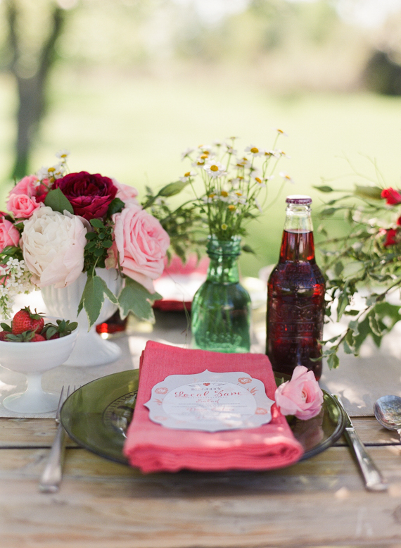 Pink and strawberry wedding ideas | Photo by Weber Photography | Read more - http://www.100layercake.com/blog/?p=71453