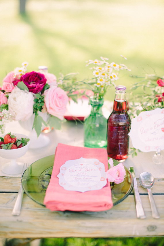 Pink and strawberry wedding ideas | Photo by Weber Photography | Read more - http://www.100layercake.com/blog/?p=71453