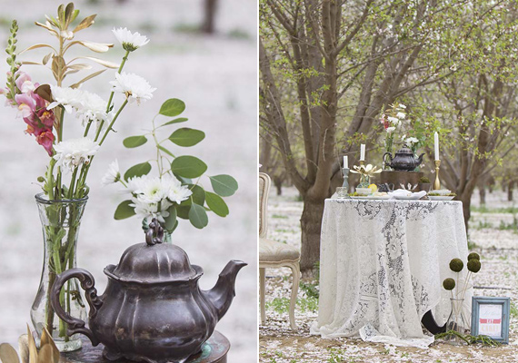 Vintage tea party inspiration | Photo by Laura Danielle Photography | Read more - http://www.100layercake.com/blog/?p=71714