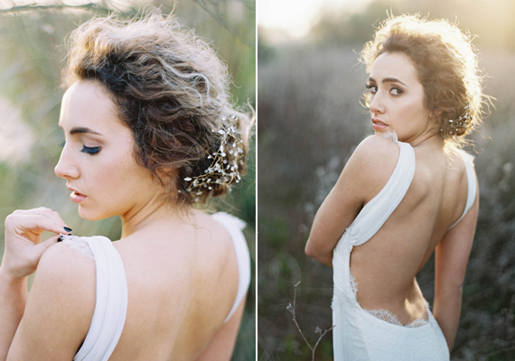 Bohemian spring bridal fashion | Photo by Ashley Kelemen | Read more - http://www.100layercake.com/blog/?p=73094