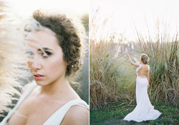 Bohemian spring bridal fashion | Photo by Ashley Kelemen | Read more - http://www.100layercake.com/blog/?p=73094