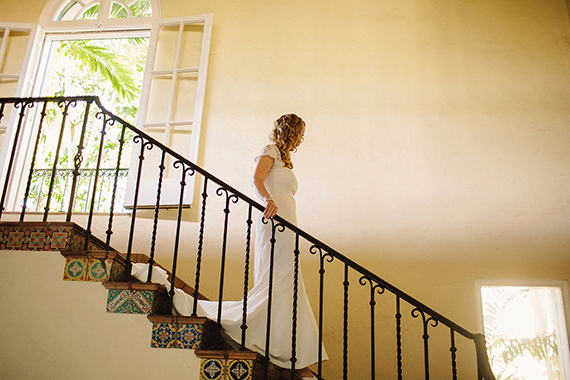 Nicole Miller wedding dress | Photo by Love Is A Big Deal | Read more - http://www.100layercake.com/blog/?p=72297 