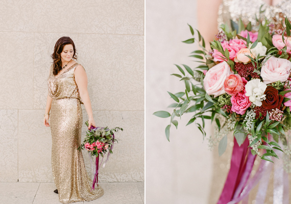 Pink and gold Canadian wedding | Photo by Brittany Mahood Photography | Read more - http://www.100layercake.com/blog/?p=72489