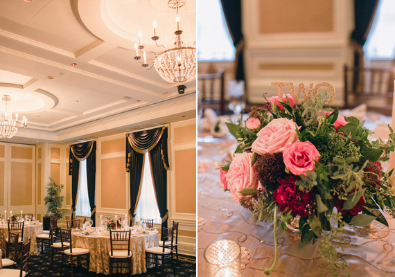 Pink and gold Canadian wedding | Photo by Brittany Mahood Photography | Read more - http://www.100layercake.com/blog/?p=72489