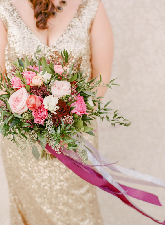 Pink and gold Canadian wedding | Photo by Brittany Mahood Photography | Read more - http://www.100layercake.com/blog/?p=72489