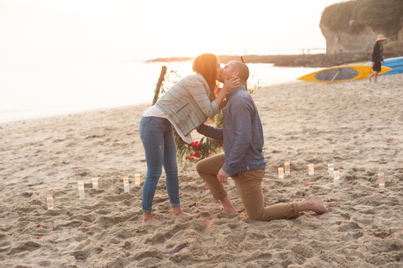 Surprise beachside proposal story | Photo by Lorely Meza for Studio EMP  | Read more - http://www.100layercake.com/blog/?p=73613