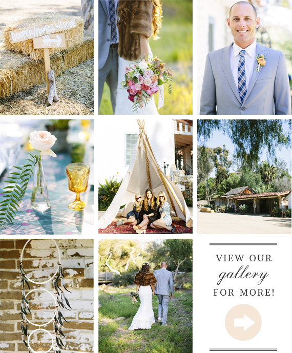 Bohemian California ranch wedding | Photo by Joielala | Read more -  http://www.100layercake.com/blog/?p=73648