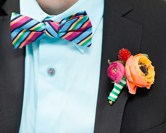 Modern and colorful diy wedding ideas | Photo by Ben Q Photography | Read more - http://www.100layercake.com/blog/?p=72264