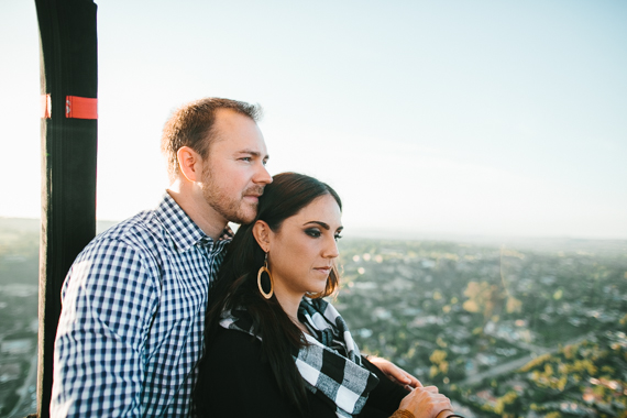 Southern California hot air balloon engagement shoot | Photo by Deer Lovers | 100 Layer Cake