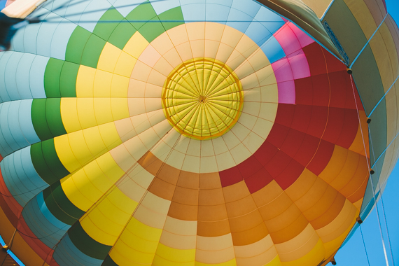 Southern California hot air balloon engagement shoot | Photo by Deer Lovers | 100 Layer Cake