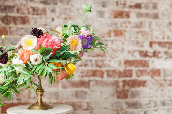 Summer flower ideas by Amy Osaba Events | Photo by Haley Sheffield | Read more - http://www.100layercake.com/blog/?p=74323