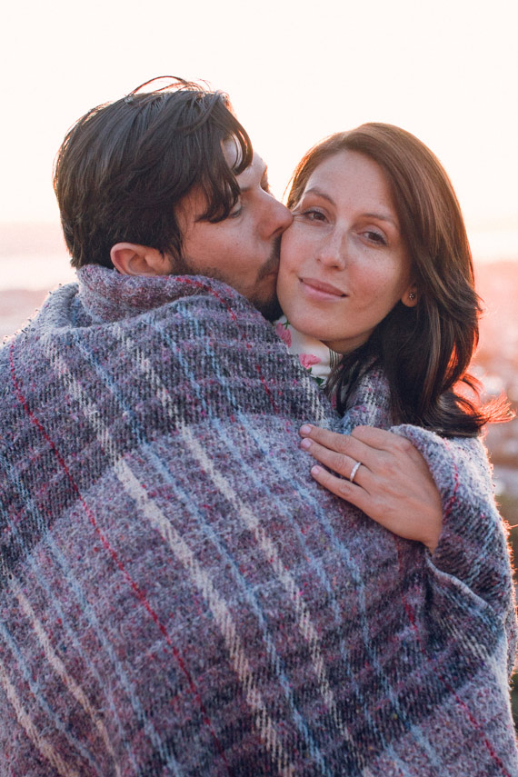 Sunrise engagement at Twin Peaks | Photo by Evangeline Lane | 100 Layer Cake