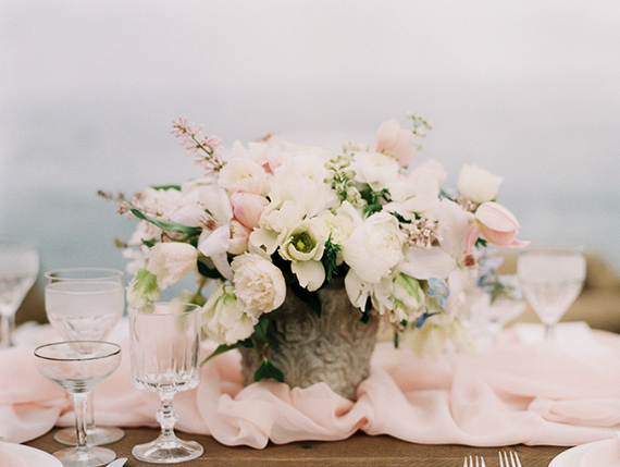 Blush coastal wedding inspiration | Photo by Carmen Santorelli | Read more - http://www.100layercake.com/blog/?p=74029