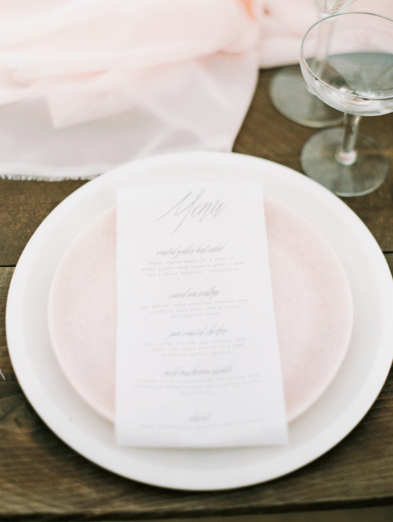 Blush coastal wedding inspiration | Photo by Carmen Santorelli | Read more - http://www.100layercake.com/blog/?p=74029