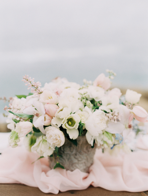 Blush coastal wedding inspiration | Photo by Carmen Santorelli | Read more - http://www.100layercake.com/blog/?p=74029