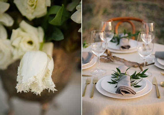Natural and organic wedding inspiration | Photo by Claire Marika | Read more -  http://www.100layercake.com/blog/?p=74176