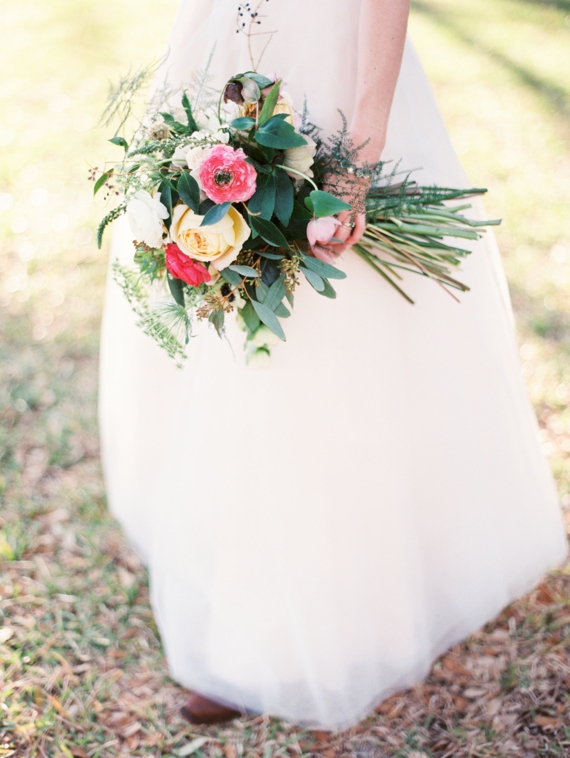 Organic bridal bouquet | Photo by Michelle Boyd Photography | Read more - http://www.100layercake.com/blog/?p=74110