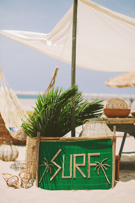 Surf themed 40th birthday party | Photo by Laura Goldenberger | 100 Layer Cake