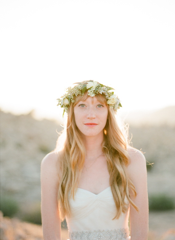 Floral crown | Photo by Fondly Forever Photography | Read more - http://www.100layercake.com/blog/?p=75943