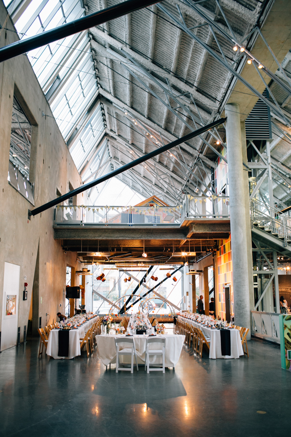 Modern, colorful museum wedding | Photo by Anika London | Read more -  http://www.100layercake.com/blog/?p=75169