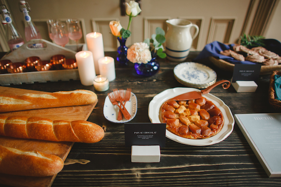 Parisian inspired wedding ideas | Photo by Firm Anchor | Read more - http://www.100layercake.com/blog/?p=75243