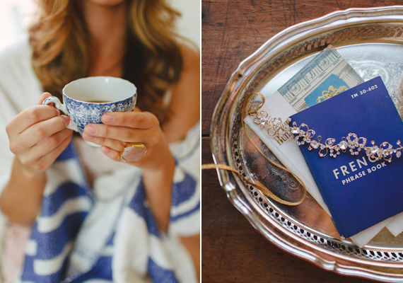 Parisian inspired wedding ideas | Photo by Firm Anchor | Read more - http://www.100layercake.com/blog/?p=75243