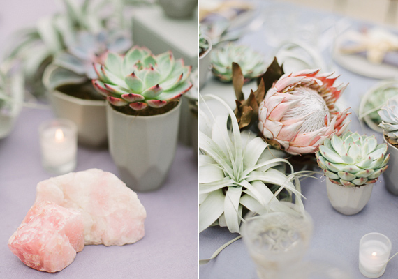  Pastel succulent wedding inspiration | Photo by Apryl Ann Photography | Read more -  http://www.100layercake.com/blog/?p=75163