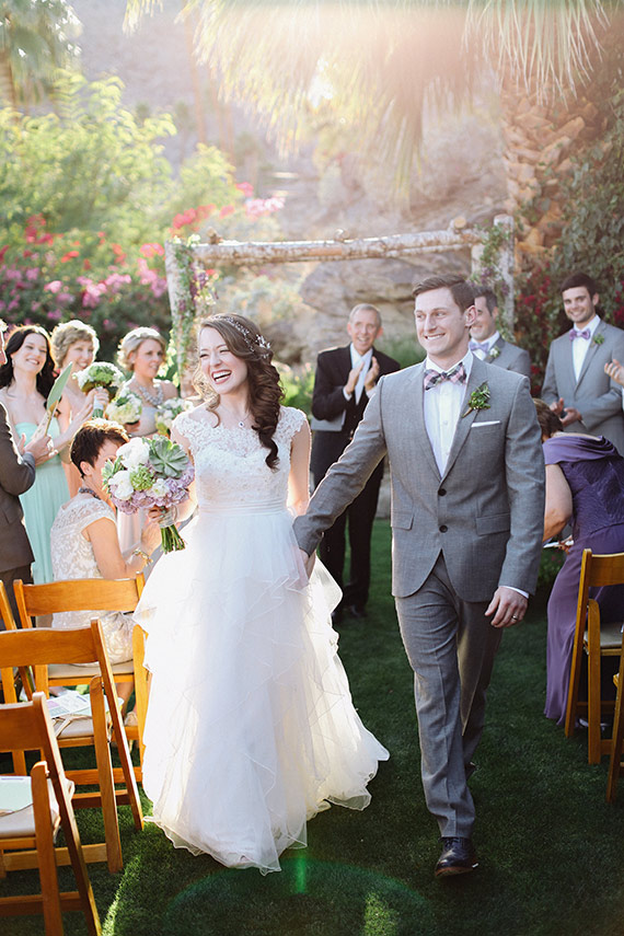 Romantic, vintage Palm Spring wedding | Photo by Allie Lindsey Photography | Read more - http://www.100layercake.com/blog/?p=76003