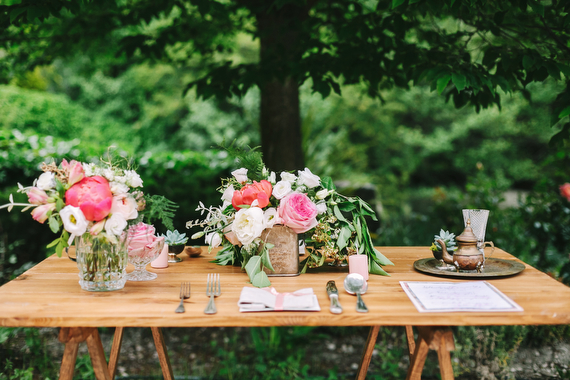 Secret garden in Provence wedding inspiration | Photo by Studio A and Q | Read more - http://www.100layercake.com/blog/?p=76259 