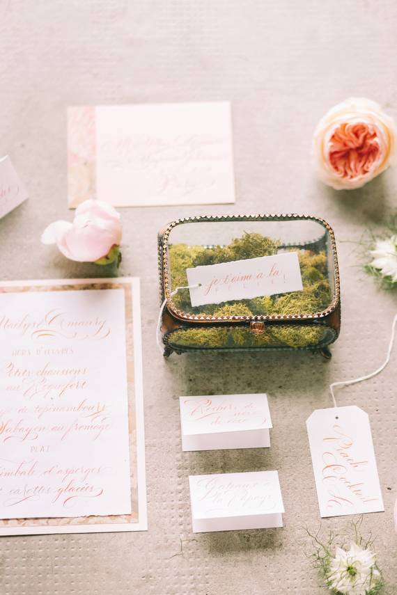 Secret garden in Provence wedding inspiration | Photo by Studio A and Q | Read more - http://www.100layercake.com/blog/?p=76259 