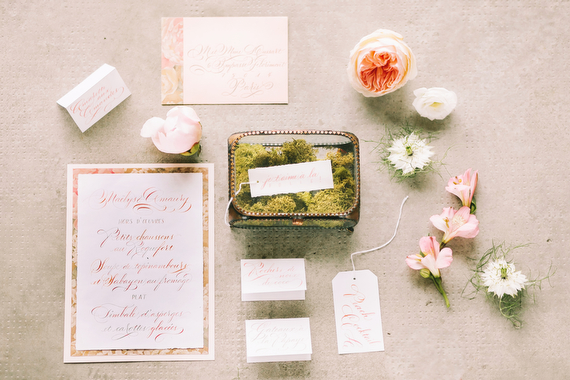 Secret garden in Provence wedding inspiration | Photo by Studio A and Q | Read more - http://www.100layercake.com/blog/?p=76259 