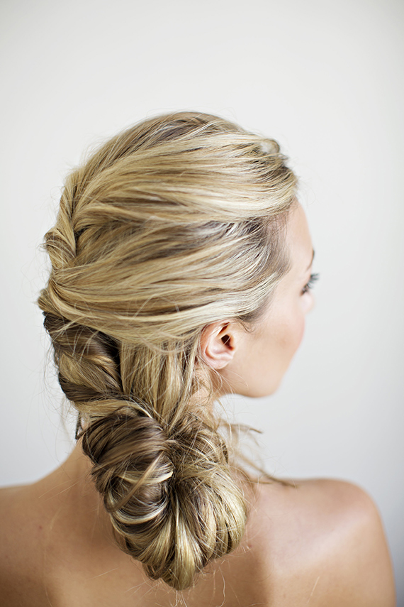 Unique braided bridal hairstyle ideas | Hair and makeup by Janet Miranda | Photos by Betsi Ewing | Read more - http://www.100layercake.com/blog/?p=75600