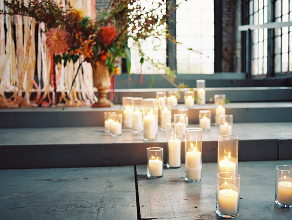 Industrial, modern Hudson Valley fall wedding | Photo by Lisa Berry | Read more - http://www.100layercake.com/blog/?p=76472