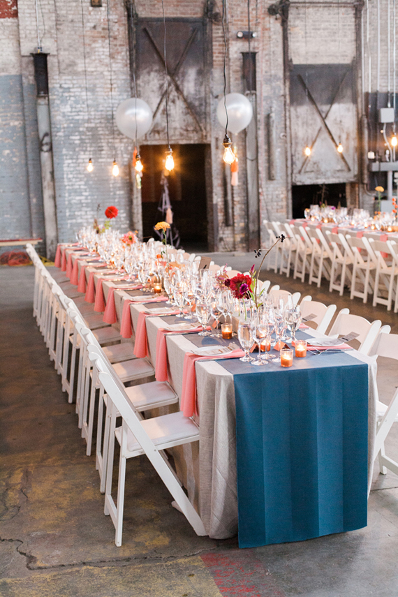 Industrial, modern Hudson Valley fall wedding | Photo by Lisa Berry | Read more - http://www.100layercake.com/blog/?p=76472