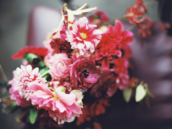 Fall bridal bouquet | Photo by Lisa Berry | Read more - http://www.100layercake.com/blog/?p=76472