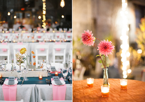 Industrial, modern Hudson Valley fall wedding | Photo by Lisa Berry | Read more - http://www.100layercake.com/blog/?p=76472