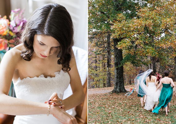 Aqua bridesmaids | Photo by Lisa Berry | Read more - http://www.100layercake.com/blog/?p=76472