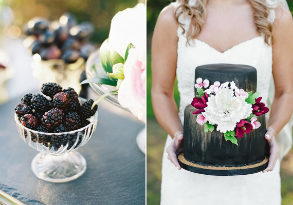 Luxe, vineyard wedding inspiration | Photo by Kristen Curette |  Design and Styling Jennifer Laura Design | Cake by Dream Slice Cakes | Flowers by  Maxit Flower Design | 100 Layer Cake