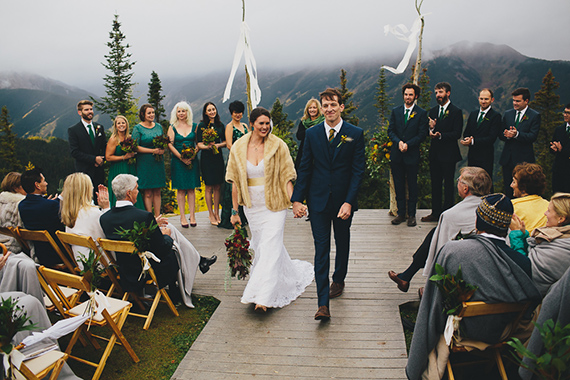Mountaintop Aspen Colorado wedding | Photo by Alison Vagnini | Read more - http://www.100layercake.com/blog/?p=77541