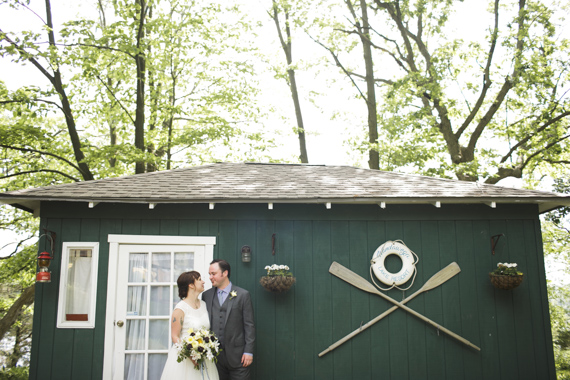 Camping themed wedding | Photo by Jaclyn Simpson Photography | Read more - http://www.100layercake.com/blog/?p=77418