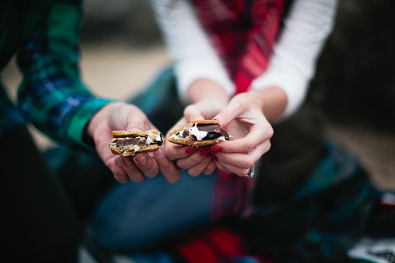 Camp-themed Joshua Tree engagement shoot | Photo by Mandilynn Photography | Read more - http://www.100layercake.com/blog/?p=77783